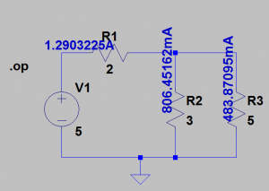 Figure 2: Simulation of circuit in Figure 1